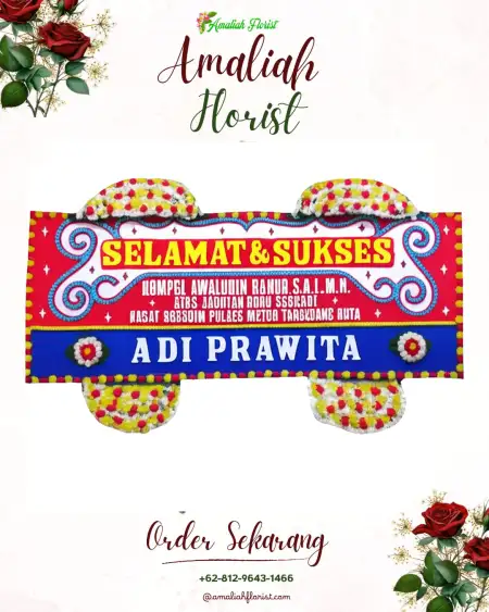 Papan Bunga Ucapan Selamat Sidokarto
